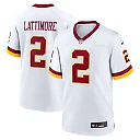 Zennovawear Marshon Lattimore Washington Commanders Game Super Bowl Era Jersey - White