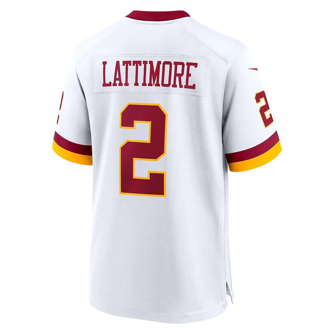 Zennovawear Marshon Lattimore Washington Commanders Game Super Bowl Era Jersey - White