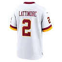 Zennovawear Marshon Lattimore Washington Commanders Game Super Bowl Era Jersey - White