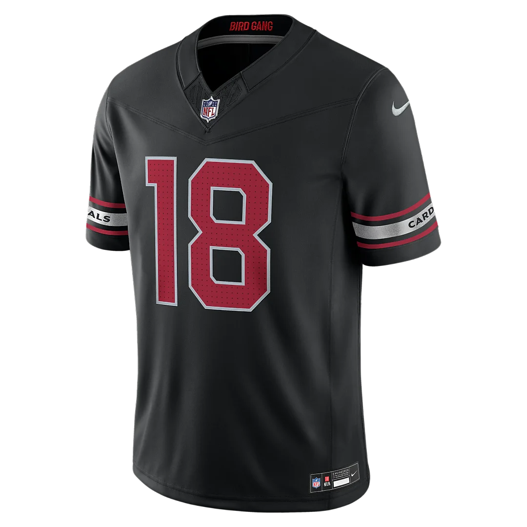 Zennovawear Marvin Harrison Jr. Arizona Cardinals Alternate Vapor FUSE. Stitched Limited Jersey - Black