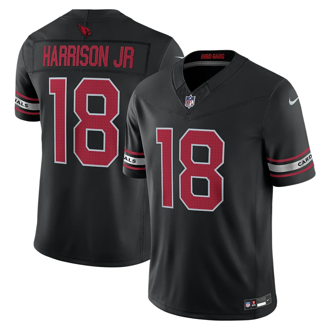 Zennovawear Marvin Harrison Jr. Arizona Cardinals Alternate Vapor FUSE. Stitched Limited Jersey - Black
