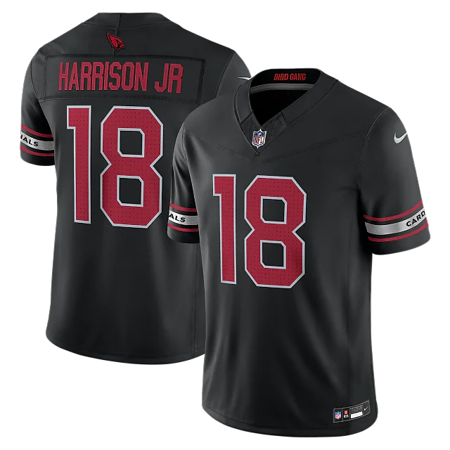 Zennovawear Marvin Harrison Jr. Arizona Cardinals Alternate Vapor FUSE. Stitched Limited Jersey - Black