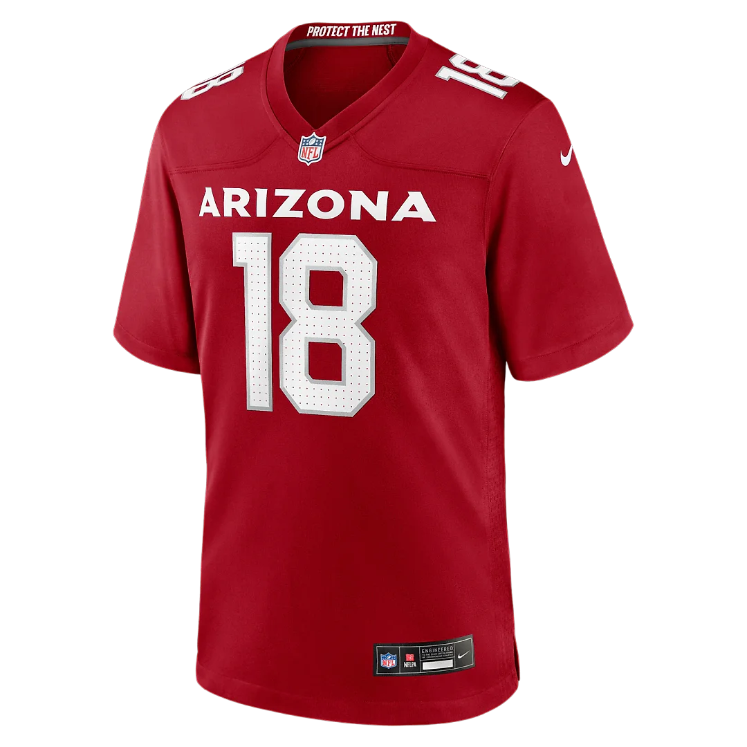 Zennovawear Marvin Harrison Jr. Arizona Cardinals Player Game Jersey - Cardinal