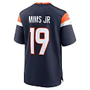 Zennovawear Marvin Mims Jr Denver Broncos Alternate Game Jersey - Navy