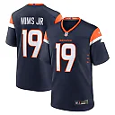 Zennovawear Marvin Mims Jr Denver Broncos Alternate Game Jersey - Navy