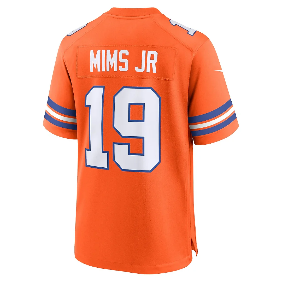 Zennovawear Marvin Mims Jr Denver Broncos Mile High Collection 1977 Throwback Player Game Jersey - Orange