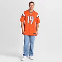 Zennovawear Marvin Mims Jr Denver Broncos Team Game Jersey - Orange