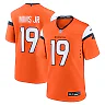 Zennovawear Marvin Mims Jr Denver Broncos Team Game Jersey - Orange