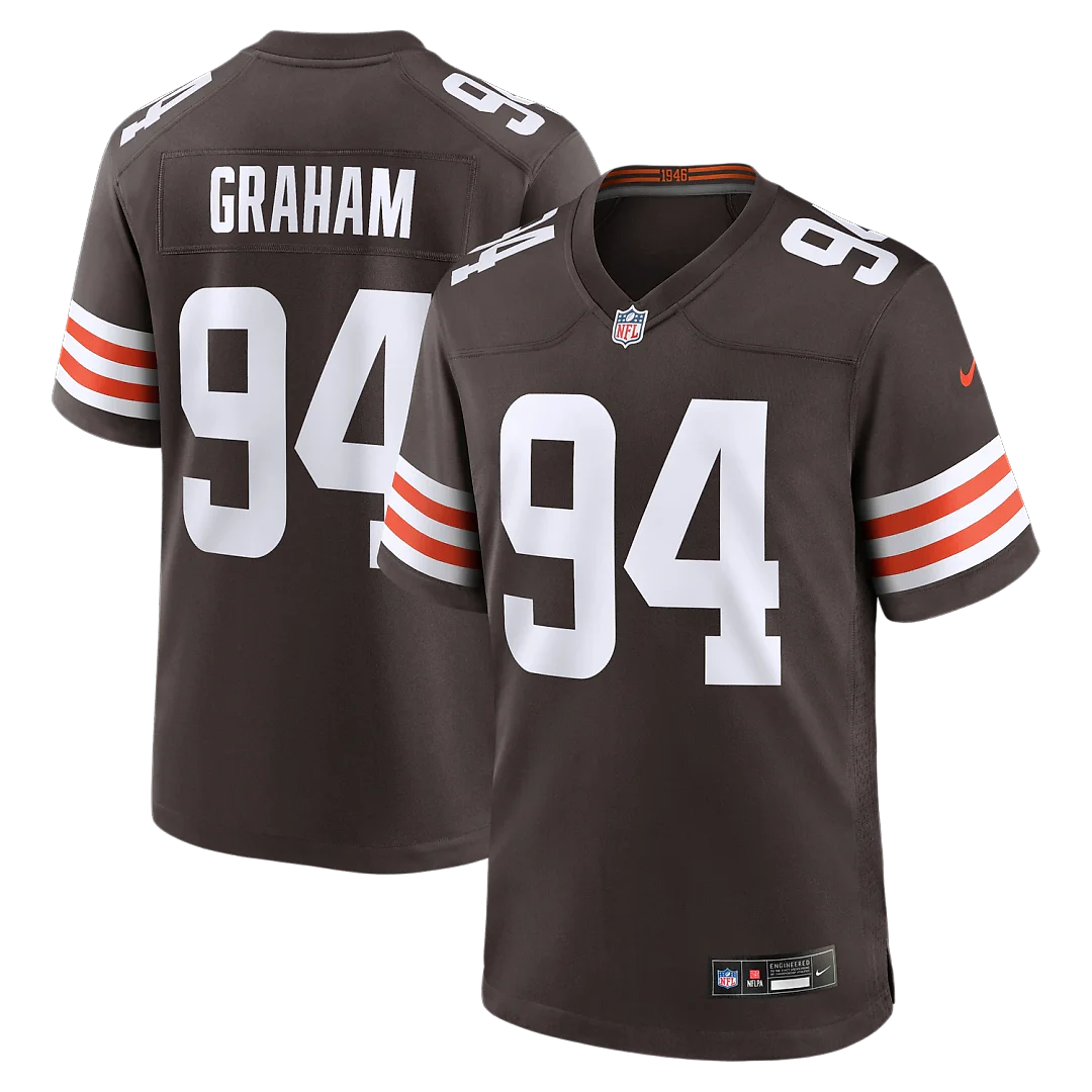 Zennovawear Mason Graham Cleveland Browns Game Jersey - Brown