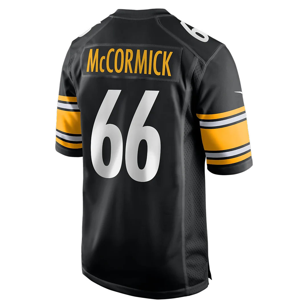 Zennovawear Mason McCormick Pittsburgh Steelers Game Jersey - Black
