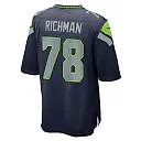 Zennovawear Mason Richman Seattle Seahawks Team Game Jersey - College Navy