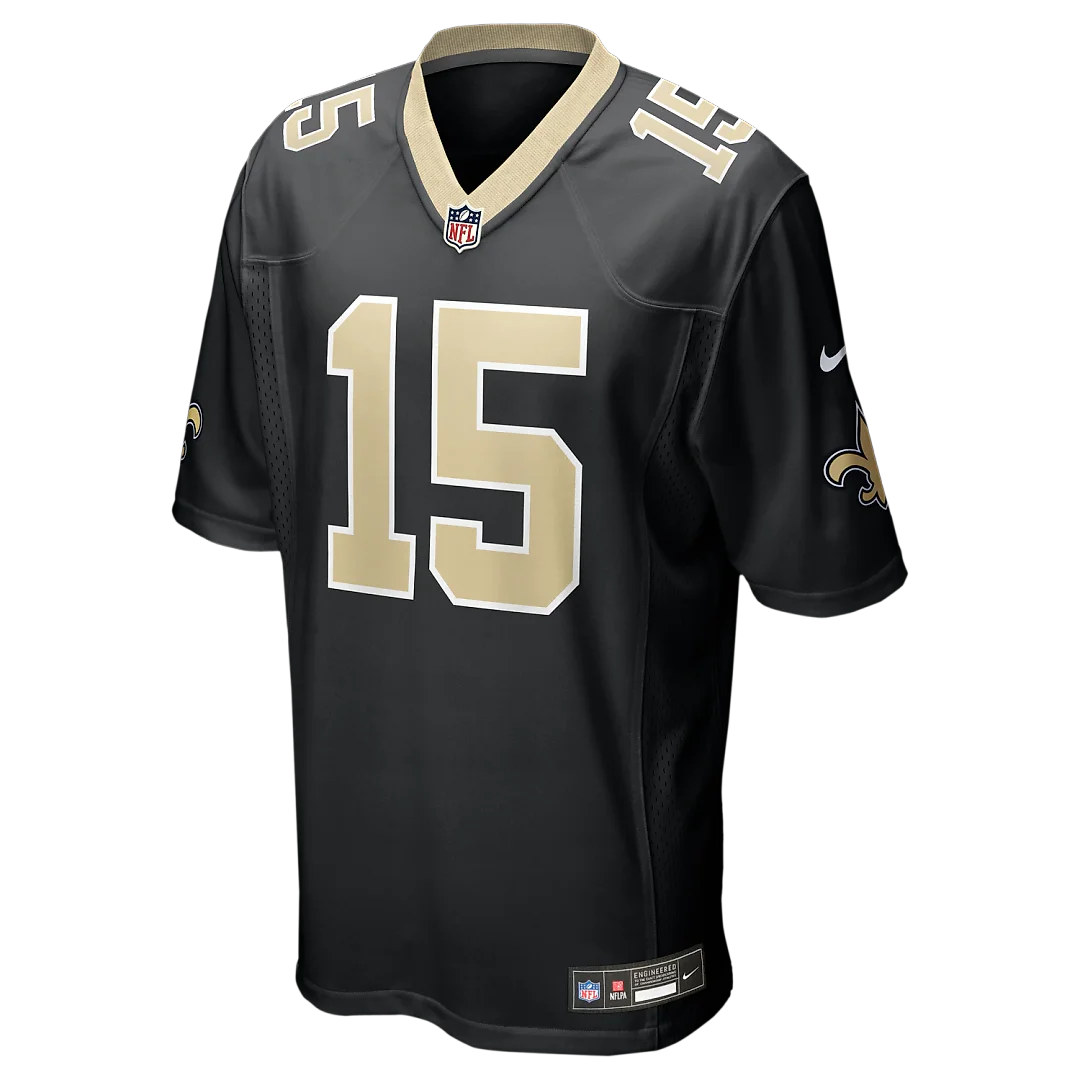 Zennovawear Mason Tipton New Orleans Saints Team Game Jersey - Black