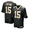 Zennovawear Mason Tipton New Orleans Saints Team Game Jersey - Black