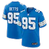 Zennovawear Mathieu Betts Detroit Lions Game Jersey - Blue