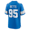 Zennovawear Mathieu Betts Detroit Lions Game Jersey - Blue