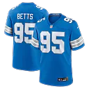 Zennovawear Mathieu Betts Detroit Lions Game Jersey - Blue