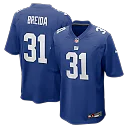 Zennovawear Matt Breida New York Giants Game Jersey - Royal