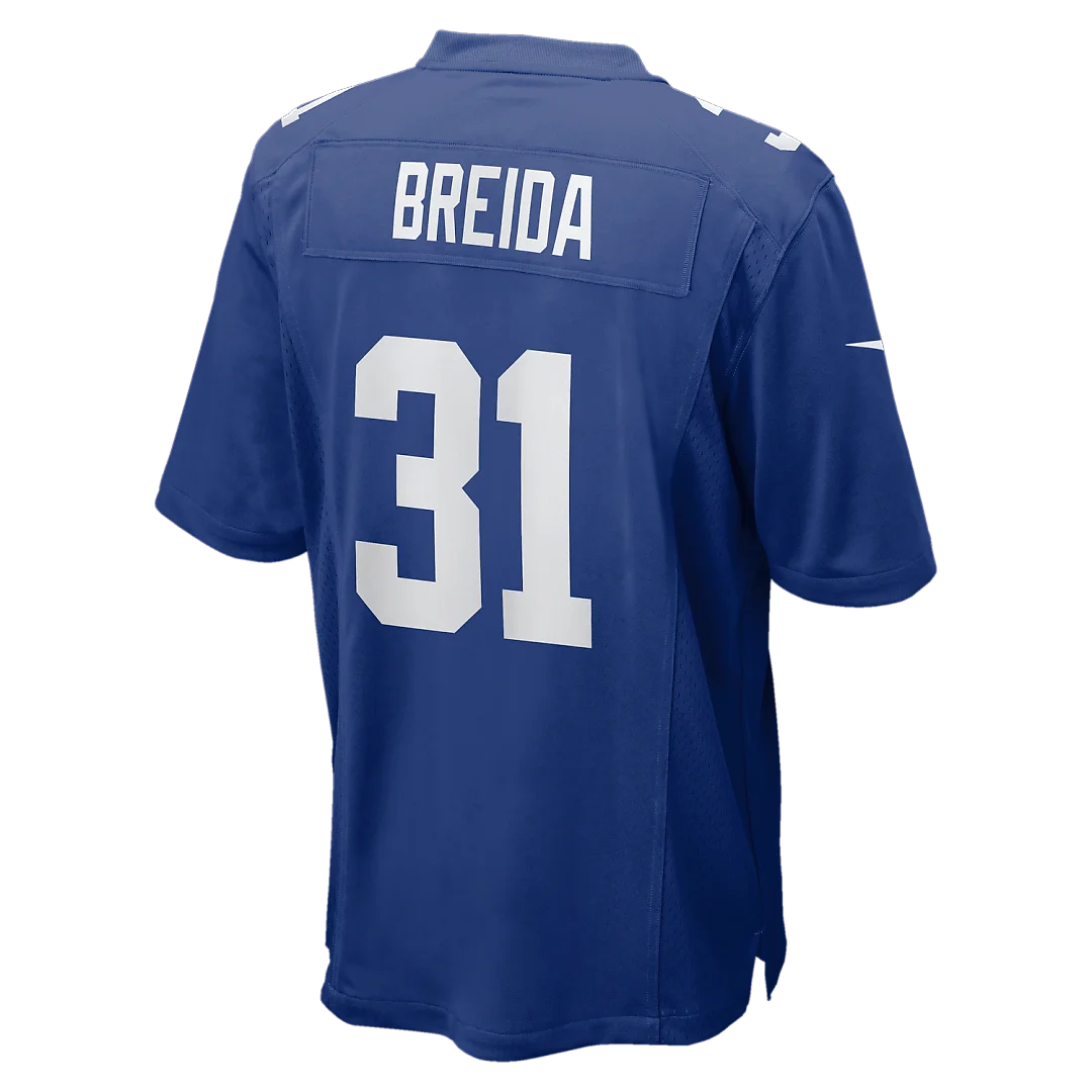 Zennovawear Matt Breida New York Giants Game Jersey - Royal