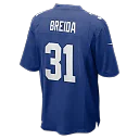 Zennovawear Matt Breida New York Giants Game Jersey - Royal