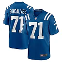 Zennovawear Matt Goncalves Indianapolis Colts Game Jersey - Royal