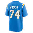 Zennovawear Matt Kaskey Los Angeles Chargers Team Game Jersey - Powder Blue