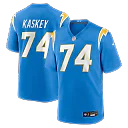 Zennovawear Matt Kaskey Los Angeles Chargers Team Game Jersey - Powder Blue