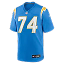 Zennovawear Matt Kaskey Los Angeles Chargers Team Game Jersey - Powder Blue