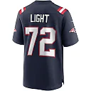 Zennovawear Matt Light New England Patriots Game Retired Player Jersey - Navy