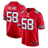 Zennovawear Matt Milano Buffalo Bills Alternate Game Jersey - Red