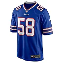 Zennovawear Matt Milano Buffalo Bills Game Player Jersey - Royal