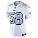 Zennovawear Matt Milano Buffalo Bills 2025 Rivalries Collection Stitched Limited Jersey - White