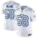 Zennovawear Matt Milano Buffalo Bills 2025 Rivalries Collection Stitched Limited Jersey - White