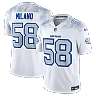 Zennovawear Matt Milano Buffalo Bills 2025 Rivalries Collection Stitched Limited Jersey - White