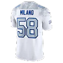 Zennovawear Matt Milano Buffalo Bills 2025 Rivalries Collection Stitched Limited Jersey - White