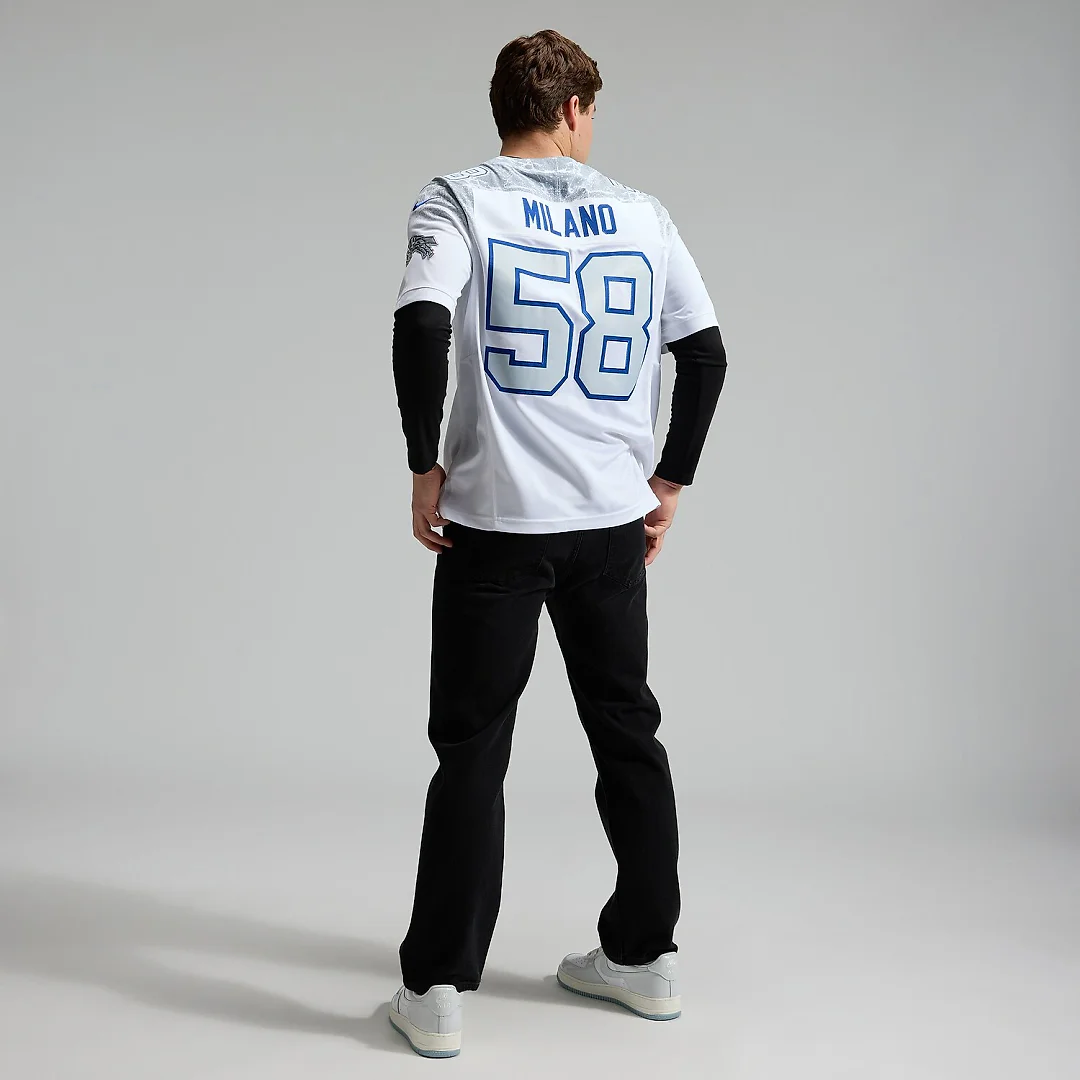 Zennovawear Matt Milano Buffalo Bills 2025 Rivalries Collection Stitched Limited Jersey - White