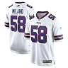 Zennovawear Matt Milano Buffalo Bills Away Game Player Jersey - White