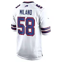 Zennovawear Matt Milano Buffalo Bills Away Game Player Jersey - White