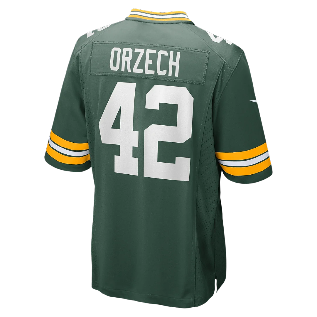 Zennovawear Matt Orzech Green Bay Packers Game Jersey - Green
