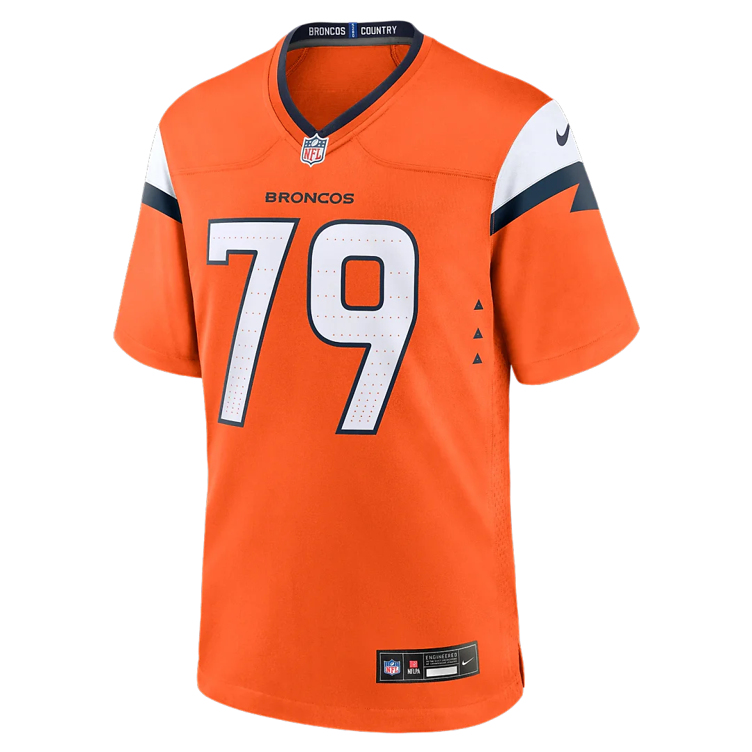 Zennovawear Matt Peart Denver Broncos Team Game Jersey - Orange