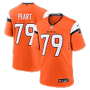Zennovawear Matt Peart Denver Broncos Team Game Jersey - Orange