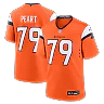 Zennovawear Matt Peart Denver Broncos Team Game Jersey - Orange