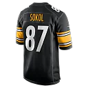 Zennovawear Matt Sokol Pittsburgh Steelers Team Game Jersey - Black