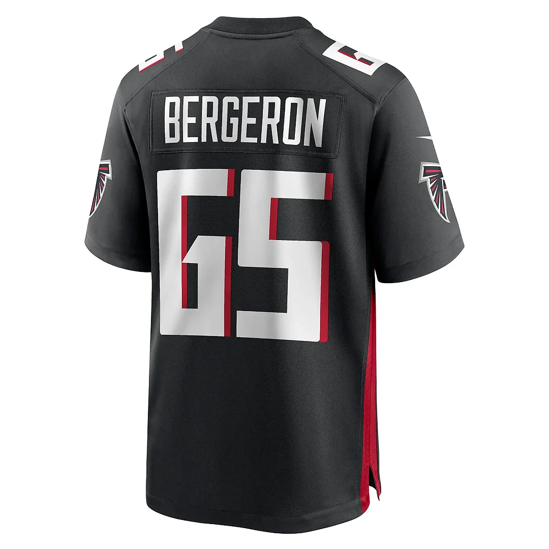 Zennovawear Matthew Bergeron Atlanta Falcons Team Game Jersey - Black