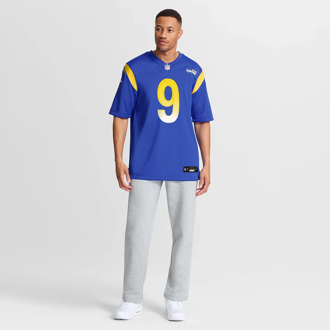 Zennovawear Matthew Stafford Los Angeles Rams Player Game Jersey - Royal