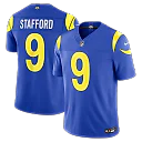 Zennovawear Matthew Stafford Los Angeles Rams Team Vapor FUSE. Stitched Limited Jersey - Royal