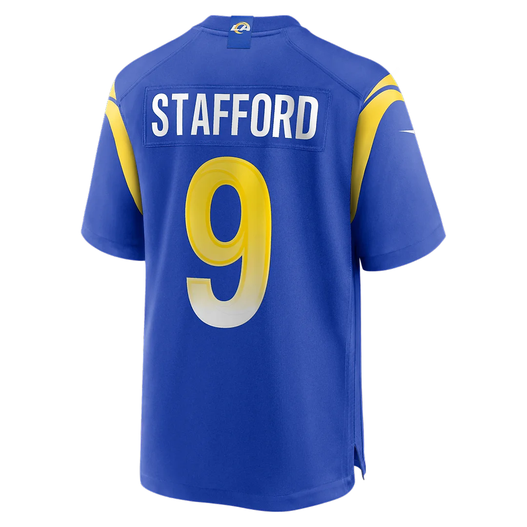 Zennovawear Matthew Stafford Los Angeles Rams Player Game Jersey - Royal