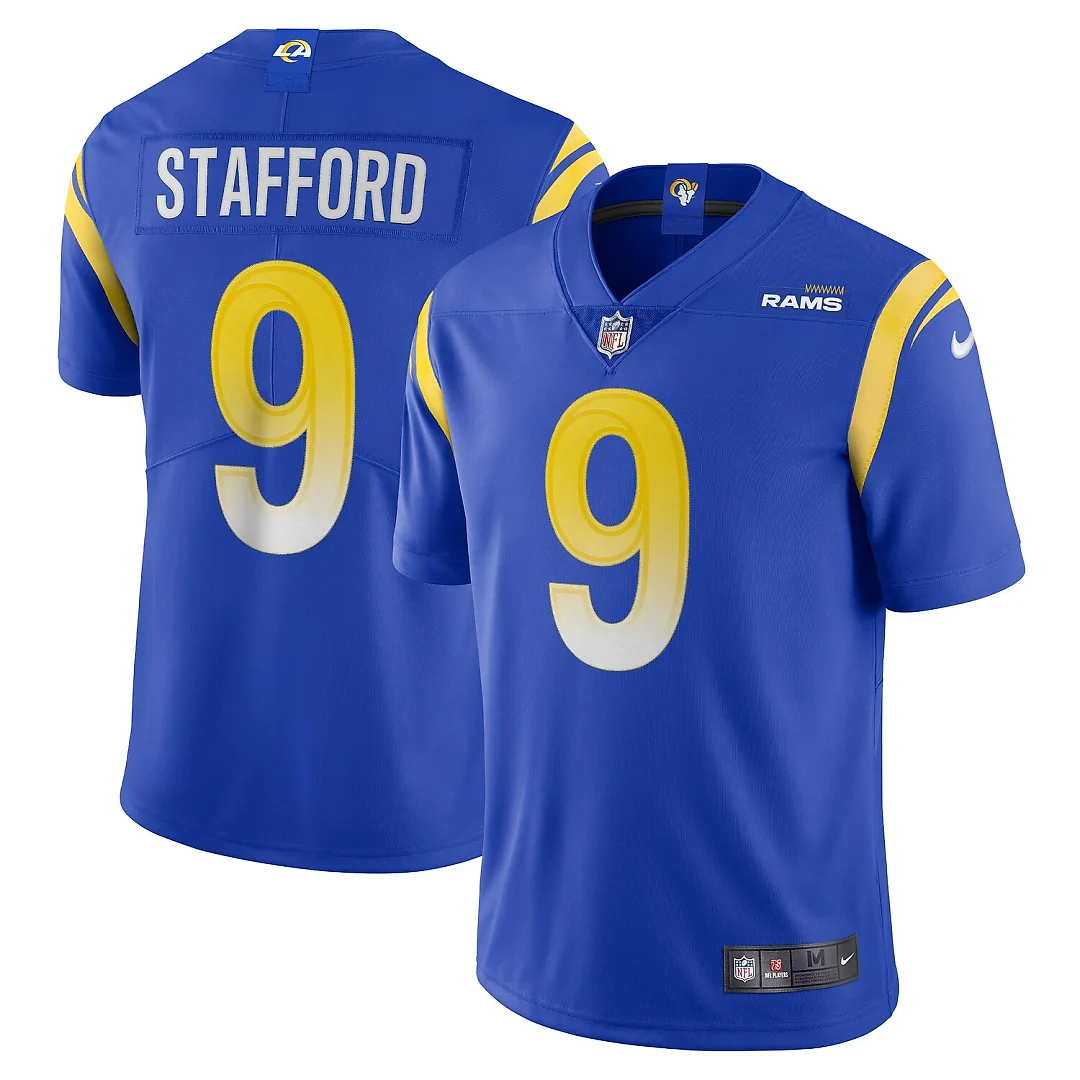 Zennovawear Matthew Stafford Los Angeles Rams Vapor Limited Jersey - Royal