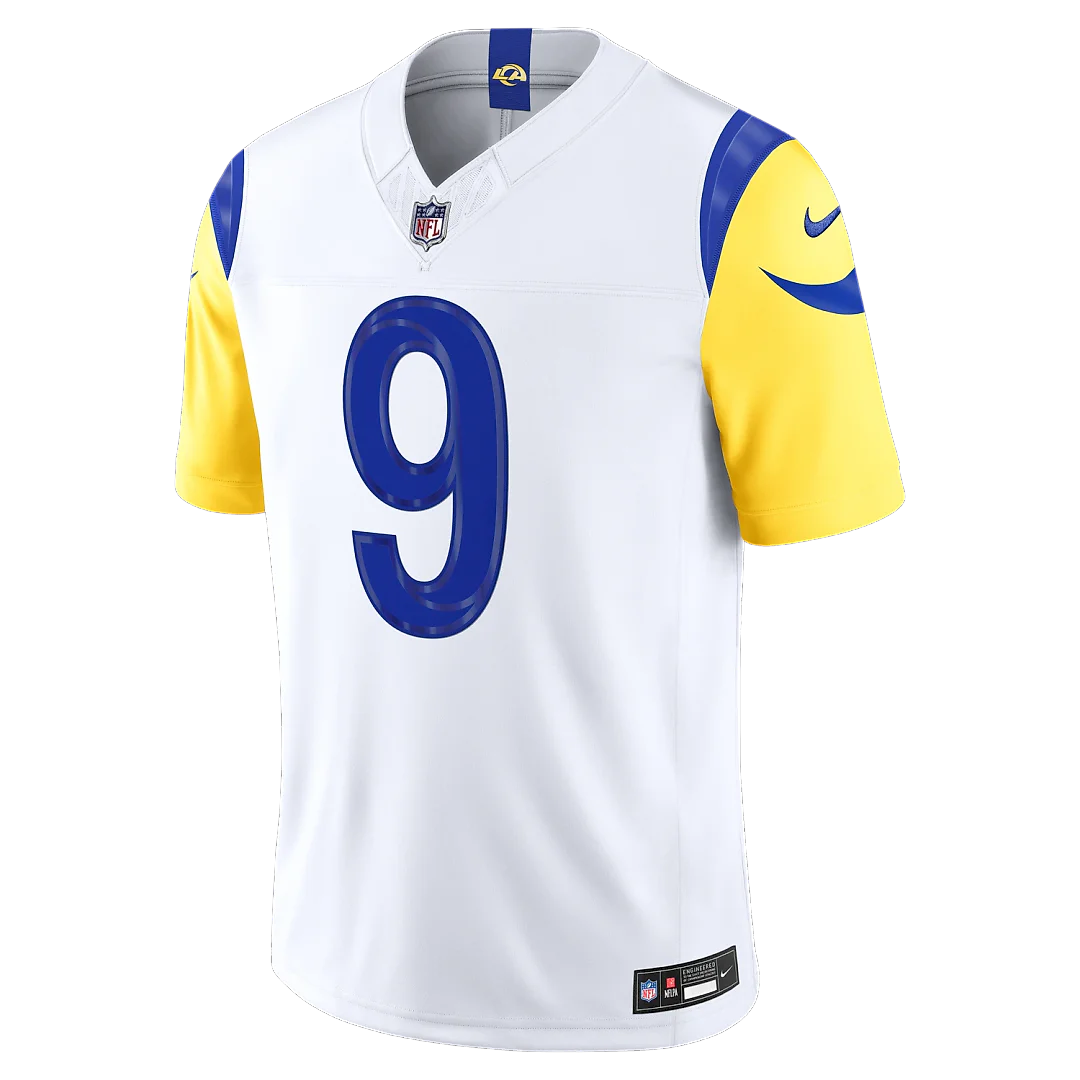Zennovawear Matthew Stafford Los Angeles Rams Vapor FUSE. Stitched Limited Jersey - White