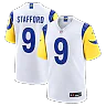 Zennovawear Matthew Stafford Los Angeles Rams White Game Player Jersey - White
