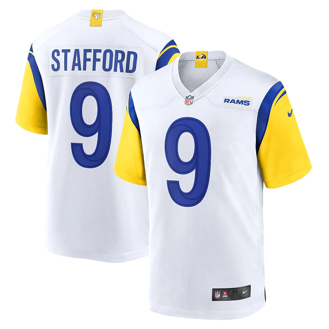 Zennovawear Matthew Stafford Los Angeles Rams Alternate Game Jersey - White